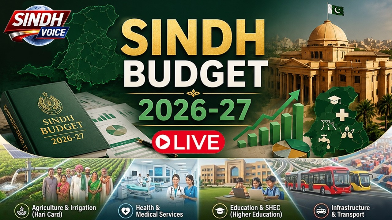 LIVE | Sindh Budget 2026-27 Budget Speech
